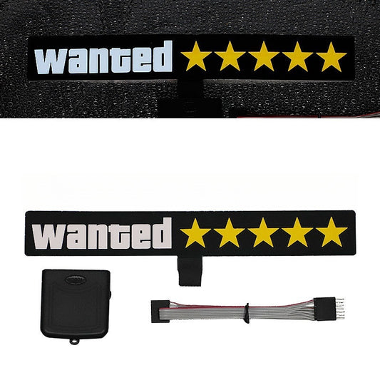 Stickers LED Wanted